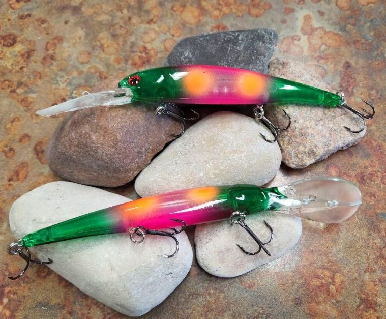Custom Painted Crankbaits Walleye Fishing Lures