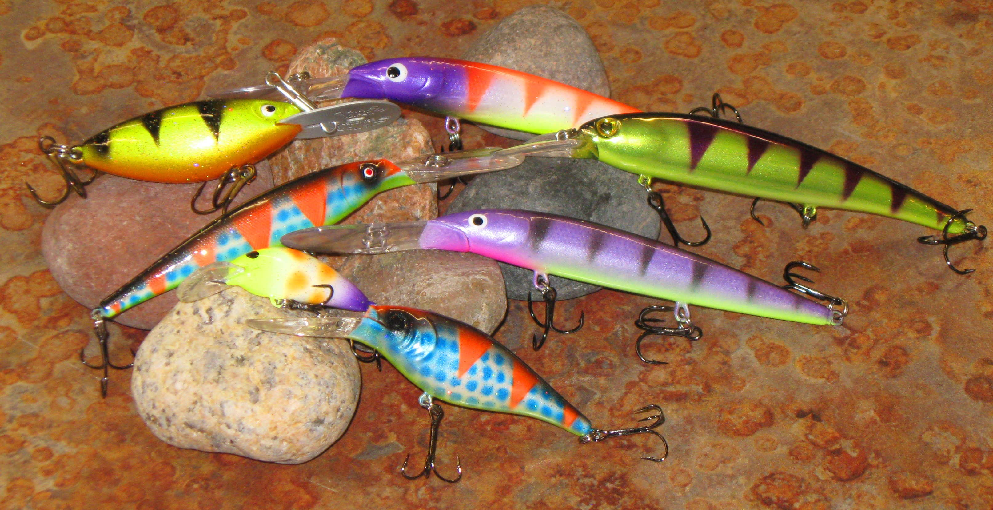 2# DAUERHAFT Unique Appearance Fishing Lure Deep Diving Fishing Lure Firm,for Fishing 